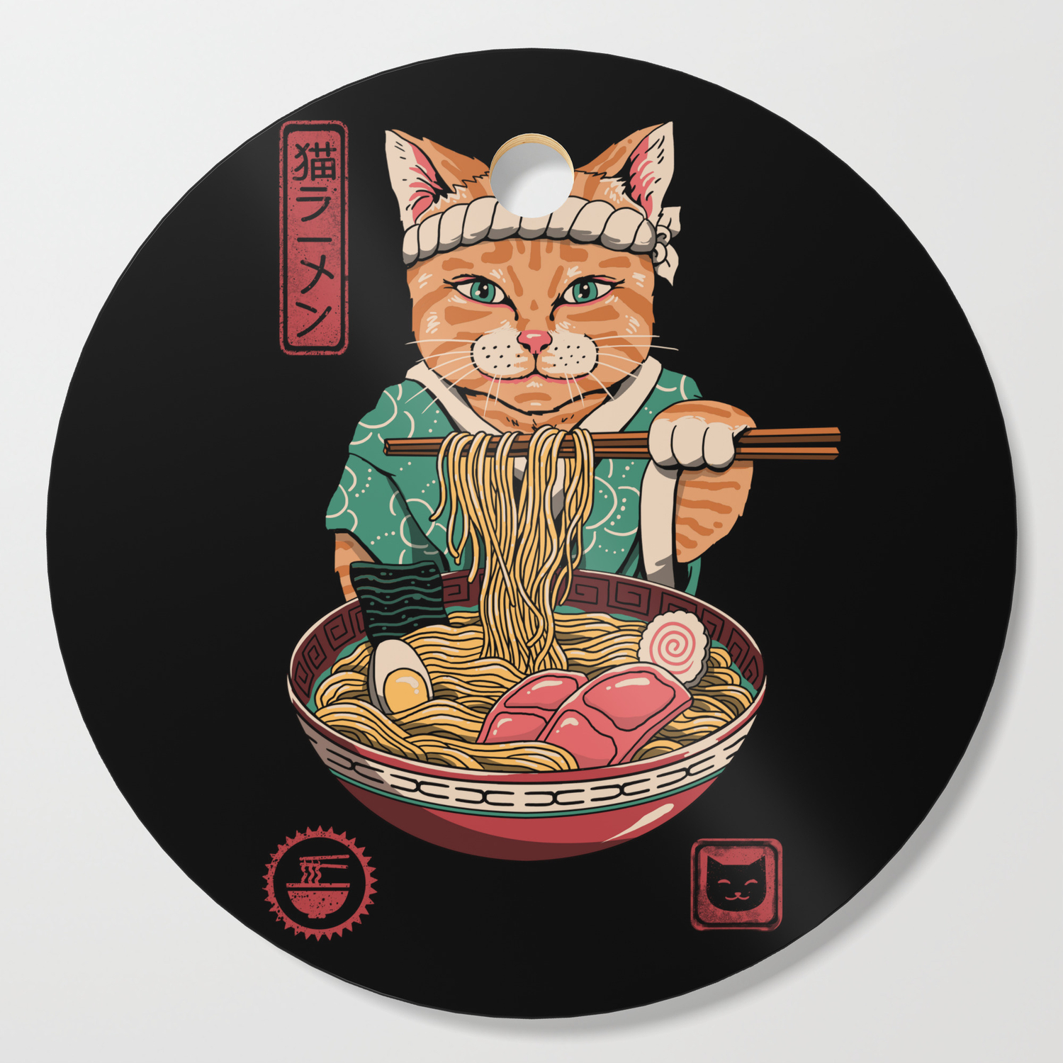 Wallpaper Neko Ramen Cutting Board By Vincenttrinidadart Society6 Free HD