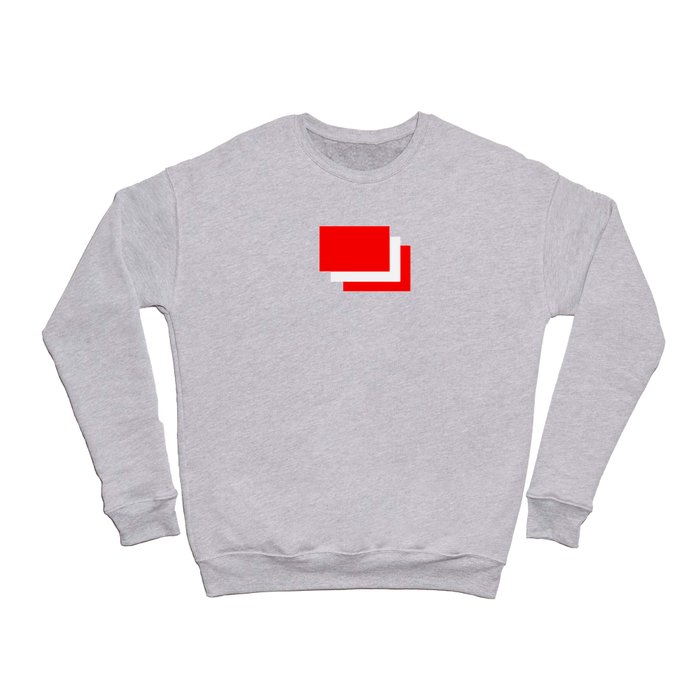 red and white Crewneck Sweatshirt