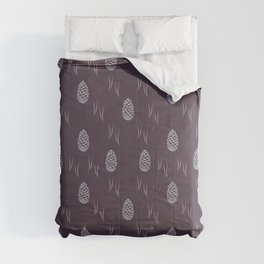 Pinecones (Autumn Purple) Comforter