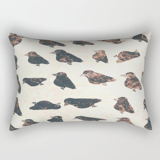 crow-52 Rectangular Pillow