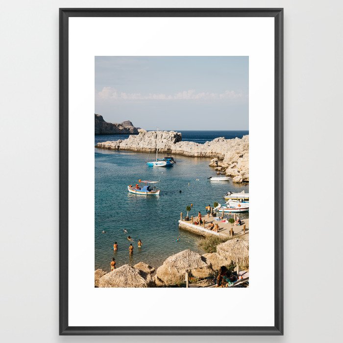 Summer in Greece Framed Art Print