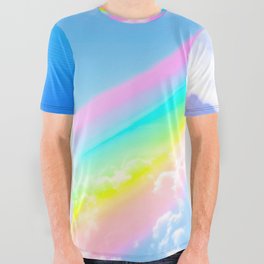 Rainbow path All Over Graphic Tee