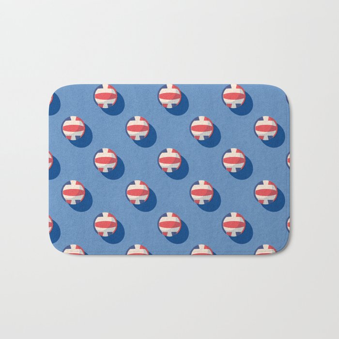 BALLS Volleyball - pattern Bath Mat