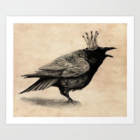 Raven Art Print