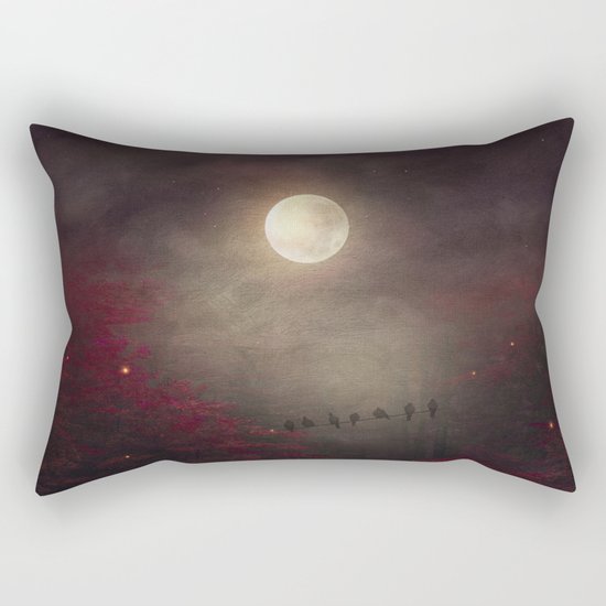 Red Sounds like Poem Rectangular Pillow