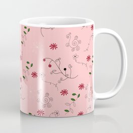 Floral Filigree pattern Coffee Mug