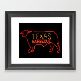 Texas BBQ Framed Art Print