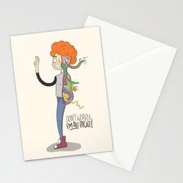 Don't Worry, I'm All Right! Stationery Cards