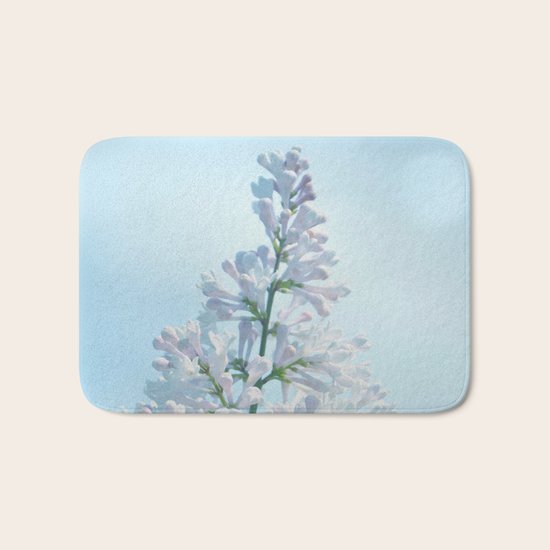 SOFT BLUE LILAC Bath Mat
