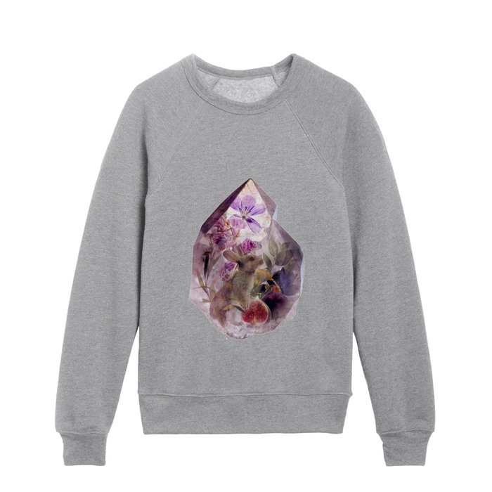 The Crystal and The Hare Kids Crewneck