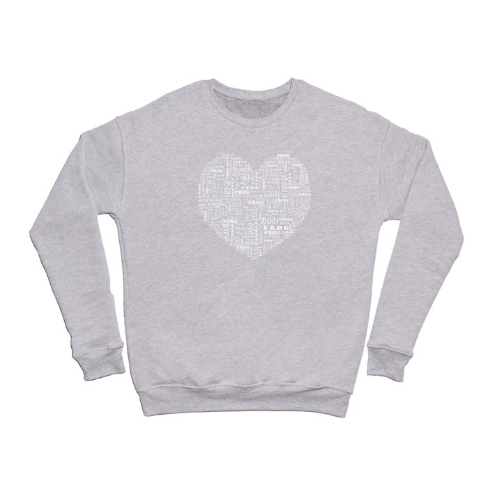 Heart Shaped Frog Crewneck Sweatshirt