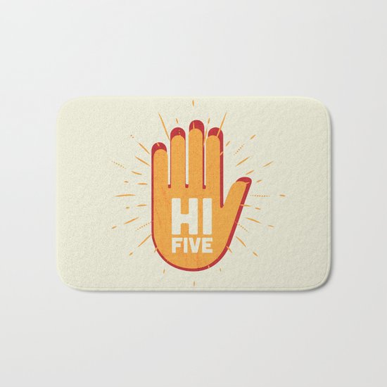 Hi five Bath Mat