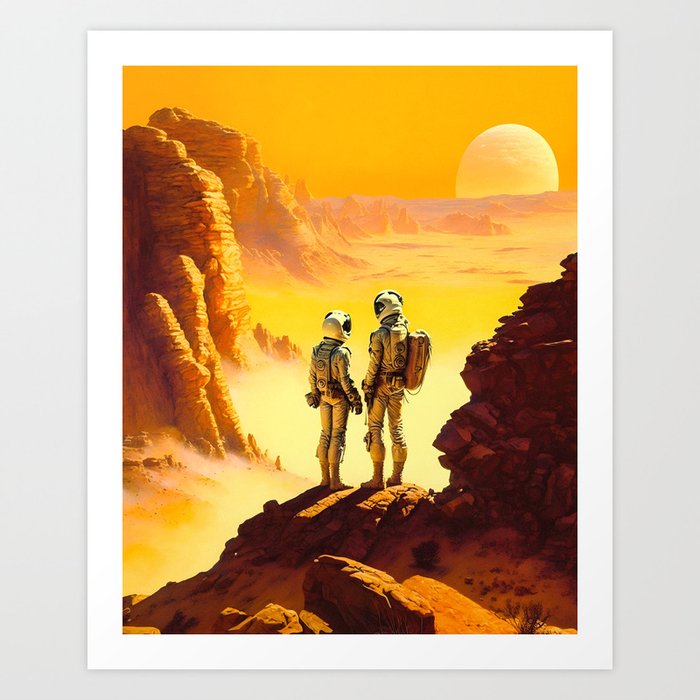 The Yellow Planet Art Print