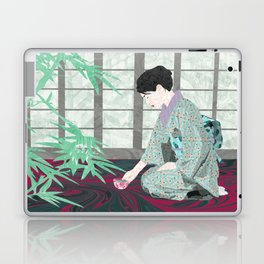 Matcha in Kintsugi by the Shoji Laptop & iPad Skin