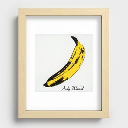Andy Warhol's Banana Recessed Framed Print