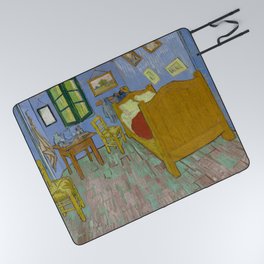 The Bedroom - Vincent van Gogh Picnic Blanket