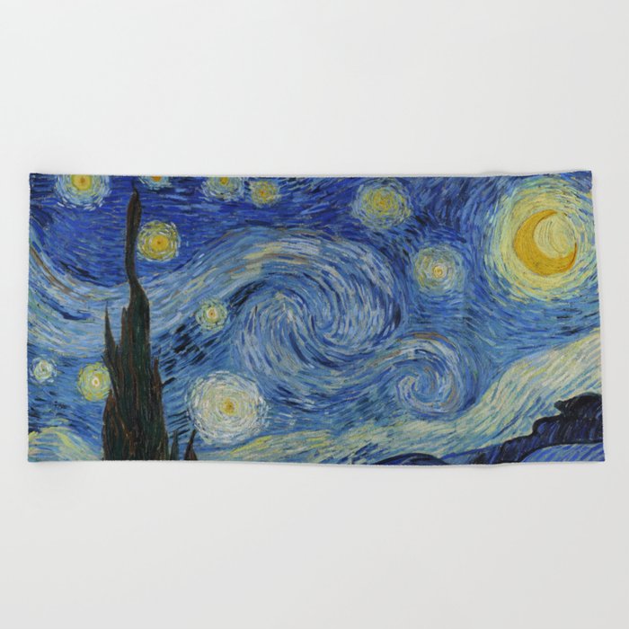 Starry Night Beach Towel