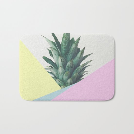 Pineapple Dip V Bath Mat