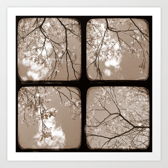 Look Through My Window - Through The Viewfinder (TTV) - Polyptych Art Print