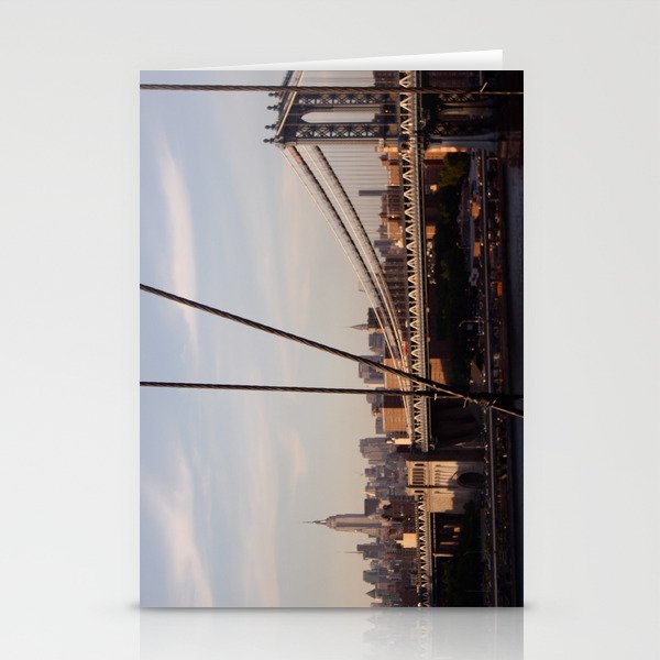 The Empire State Building and the Manhattan Bridge Stationery Cards