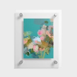 floral abstract 1 22 Floating Acrylic Print