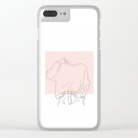 sweet sweater Clear iPhone Case