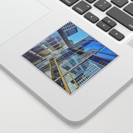 City Abstract  Sticker