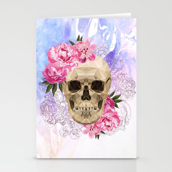 Fancy Skull Stationery Cards