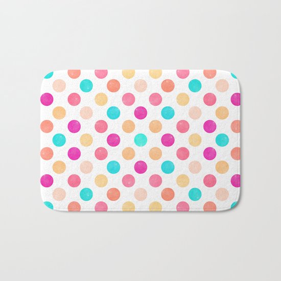 Dots Pattern VII Bath Mat