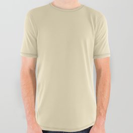 Light Neutral Beige Solid Color Hue Shade - Patternless All Over Graphic Tee