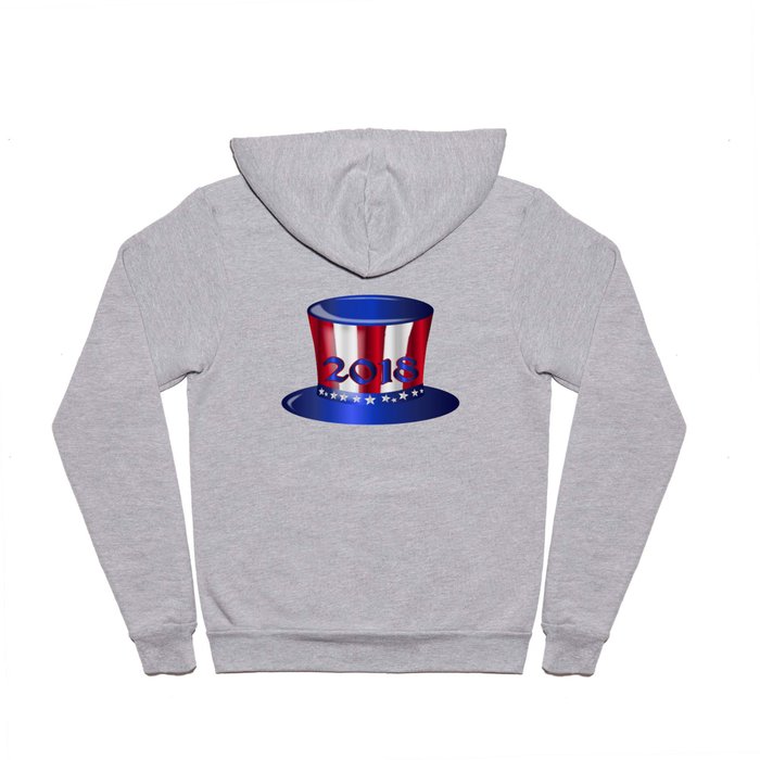 Uncle Sam 2018 Flag Hat Hoody