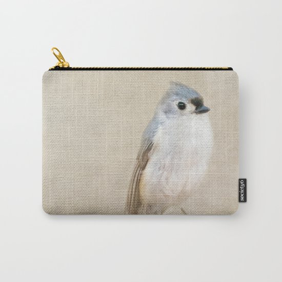 Bird Little Blue Carry-All Pouch