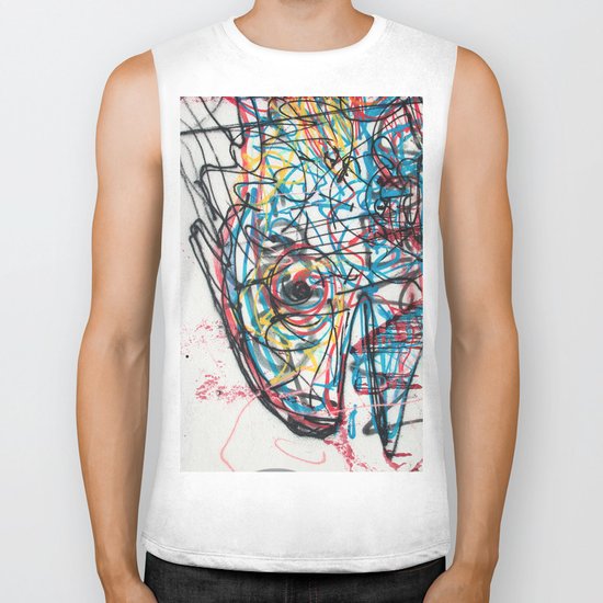 Eye 2 colour Biker Tank