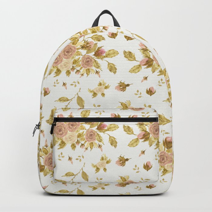 watercolor roses bouquet  Backpack