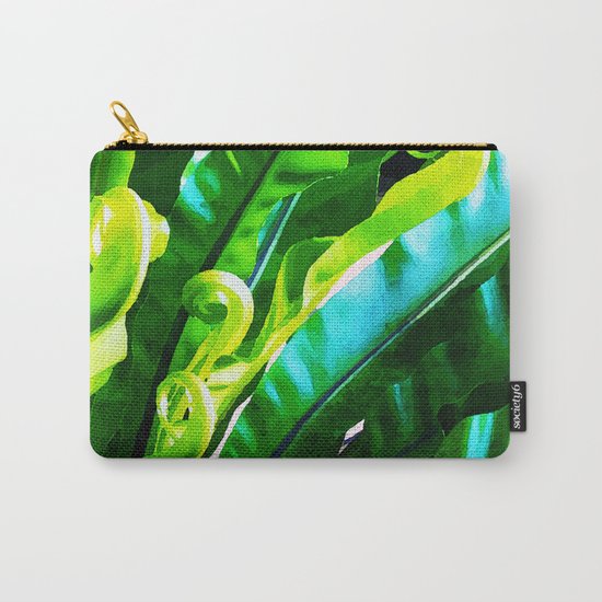 Shy Fern #society6 #decor #buyart Carry-All Pouch