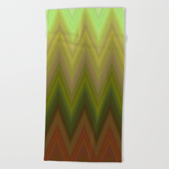 Soil chevron Beach Towel