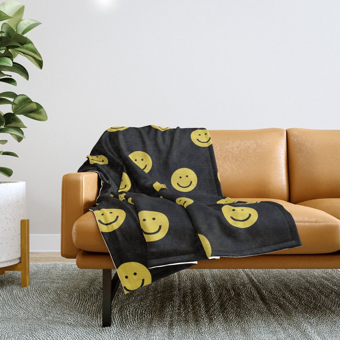 Emoji shop throw blanket