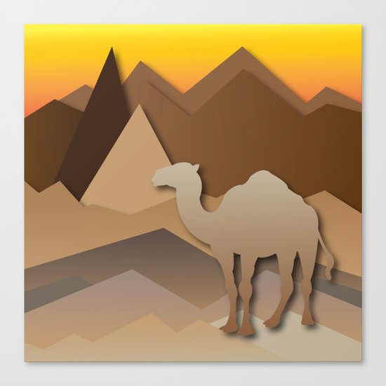 Desert Mountains Canvas Print