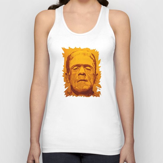 The creature - orange Unisex Tank Top