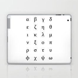Greek Alphabet (version 2.) Laptop Skin