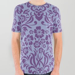 Damask Pattern 8 All Over Graphic Tee