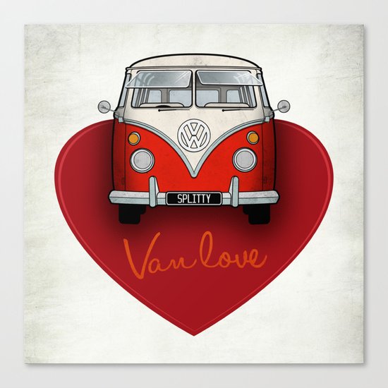 Van Love Canvas Print