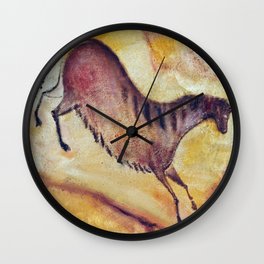 Horse a la Altamira Wall Clock