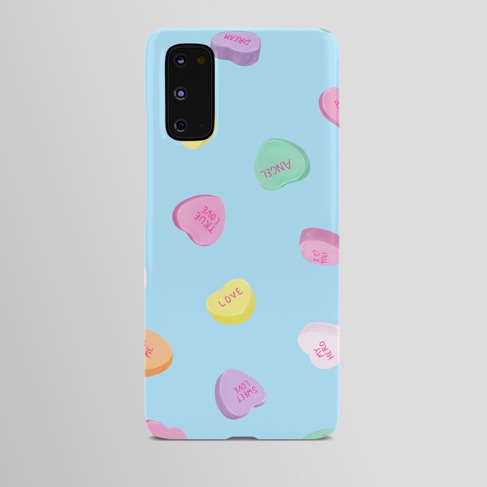 Valentines Day Conversation Heart Candies Pattern Android Case