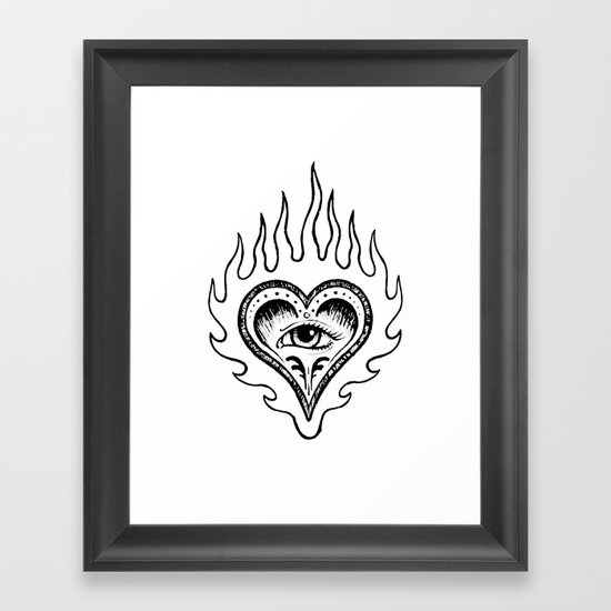 Sacred Heart Framed Art Print