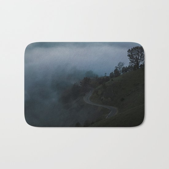 Dark Valley #fog Bath Mat