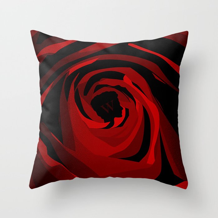 The Rose Throw Pillow