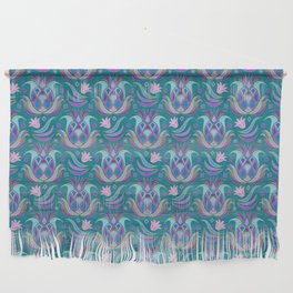 Luxe Pineapple // Peacock Feather Wall Hanging