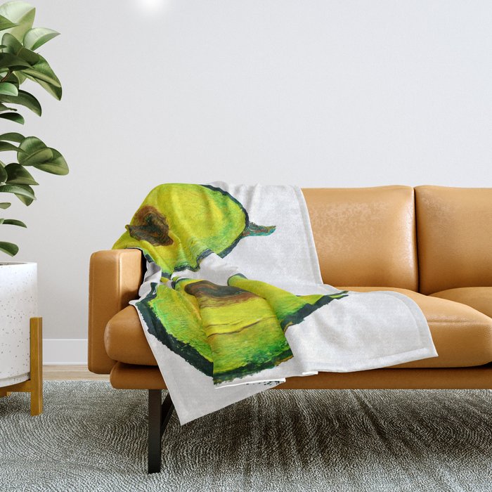 Baby Avocado we Love You Throw Blanket