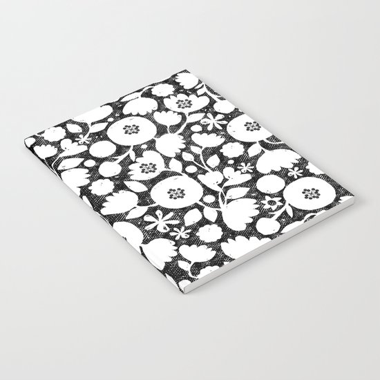 clear cut flowers Notebook